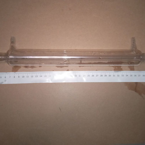 Glass distillation condenser used, effective length 30cm, NS24/29