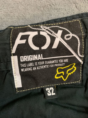 Fox bermuda shorts, black, size M