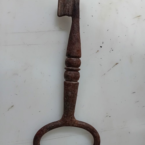 Old large antique key used