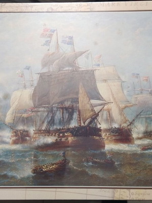 Trefl 1500-piece puzzle new, Francois Musin - A naval engagement