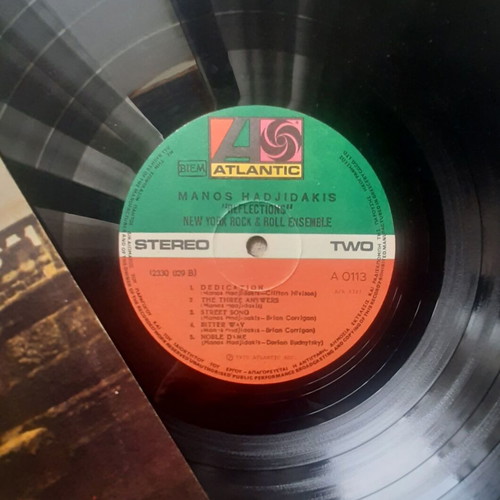 Manos Hadjidakis New York Rock & Roll Ensemble Reflections LP used