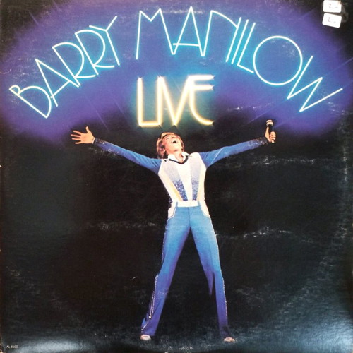 Barry Manilow Live vinyl used, pop