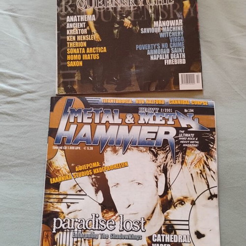 Metal Hammer collectible magazines used, pack of 11 (1999-2002)