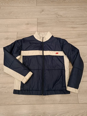 Nike Retro Reversible Jacket used, navy blue and cream