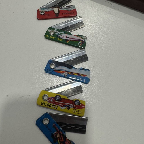 Pencil Sharpeners like new, set of 5 different vintage designs