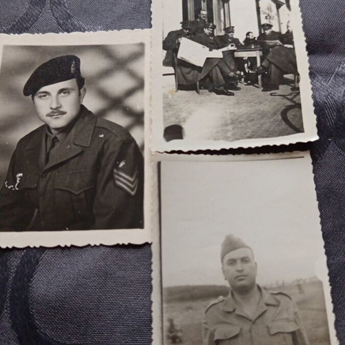 Military photos used, set of 5 from around 1950