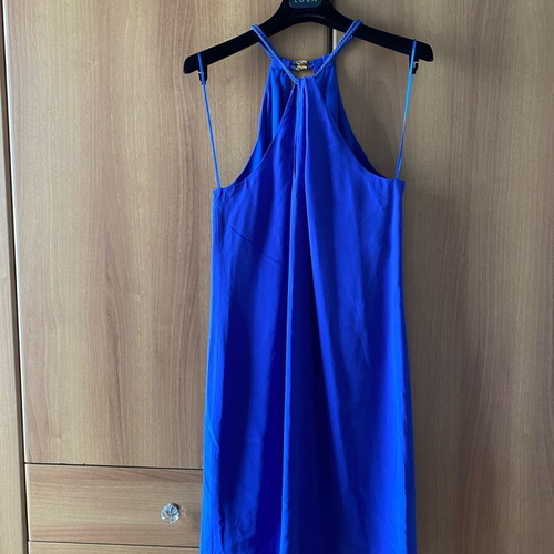 Lola cocktail dress blue new, size L