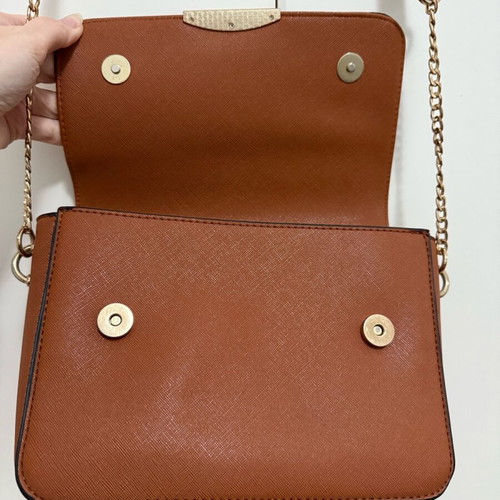 Small tan crossbody bag lightly used