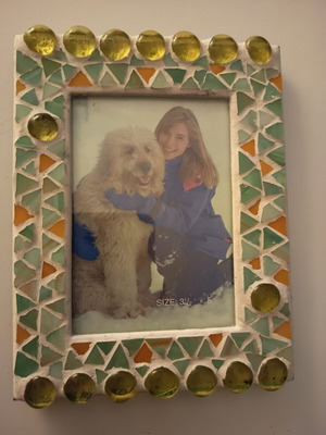 Κορνίζα μήκος 14*ύψος 18 σαν καινούργιο