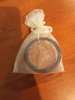 Earrings black hoops