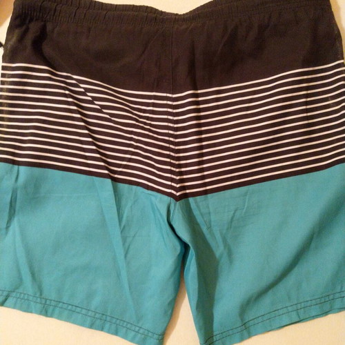 Admiral swim shorts used, medium size, blue multicolor