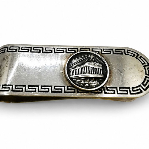 Silver 925 Money Clip with Acropolis Design like new