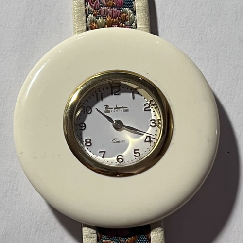 Pierre Lannier vintage ladies watch like new, 44mm, white