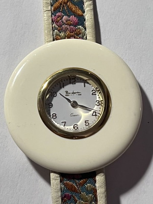 Pierre Lannier vintage ladies watch like new, 44mm, white