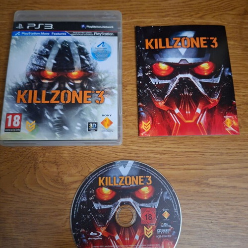 Killzone 3 PS3 game used, complete with manual