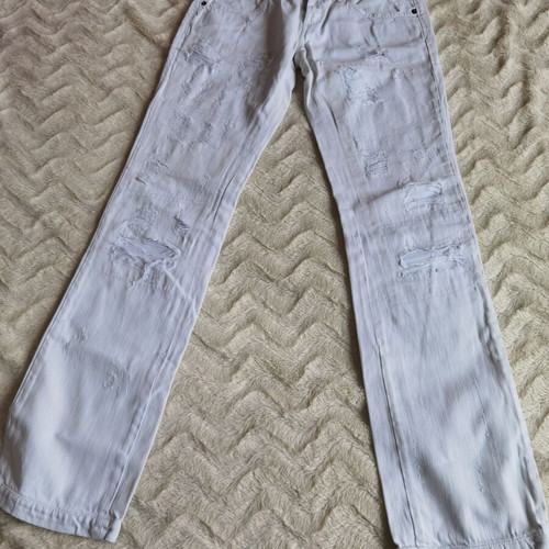 White women's jeans like new, size S/36/8, cotton