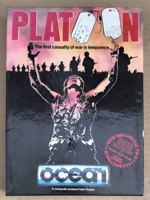 Platoon (Ocean) Amstrad Disk like new with soundtrack and poster