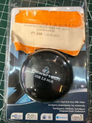 Powertech USB 2.0 Hub 4 θυρών PT-166 σαν καινούργιο