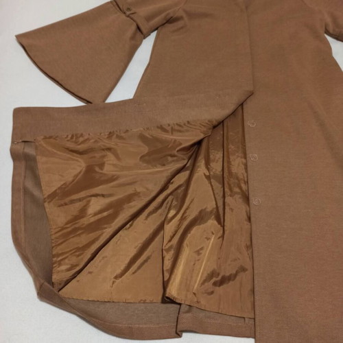 Vintage long coat brown like new, size 44 (L/XL)