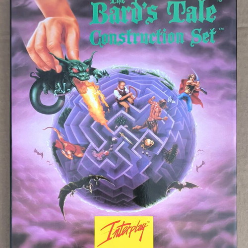 The Bard's Tale Construction Set for PC like new, Big Box, 3.5" disks
