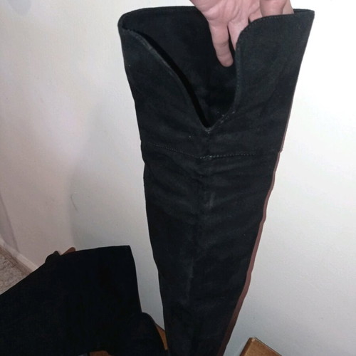 Over-the-knee boots like new, black, size 40