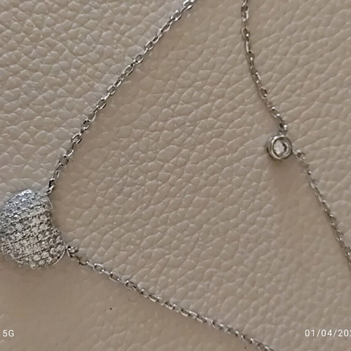 Silver 925 double necklace Folli Follie new with tags