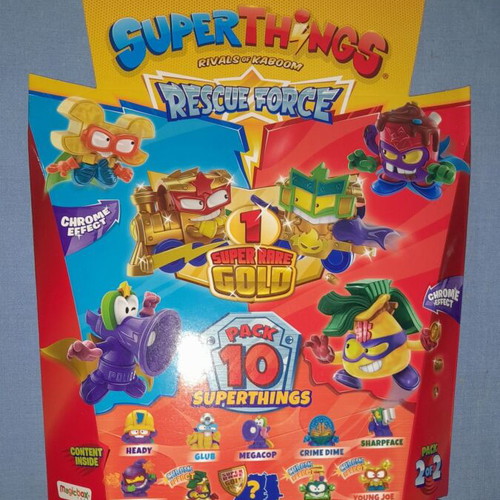 Superthings Rescue Force set with 10 figures, new