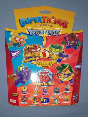 Superthings Rescue Force σετ με 10 φιγούρες, και 1 υπερ-σπάνιο χρυσό