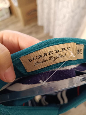 Burberry London England men's polo shirt XXL, multicolor