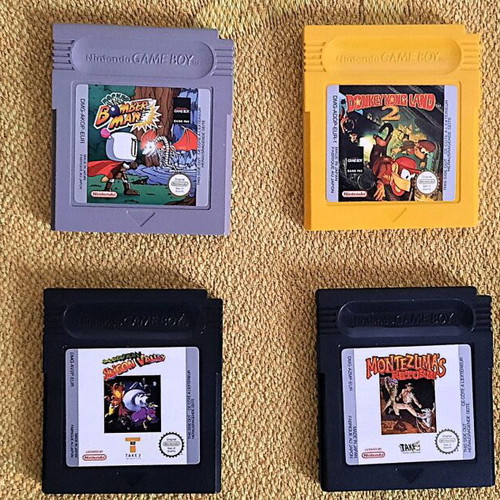 Gameboy Color used with 34 games, 7 manuals and Action Replay Pro