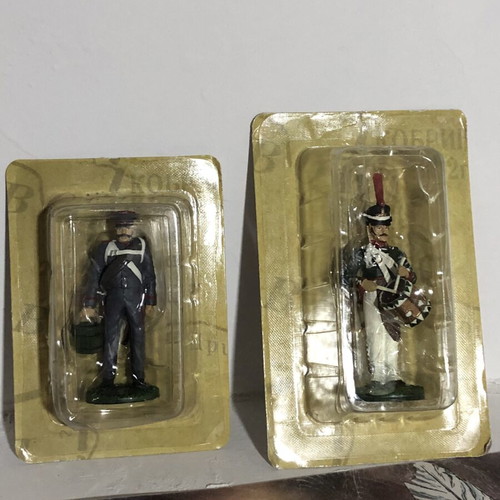 Napoleonic War Metal Figures 60 mm scale, set of 2