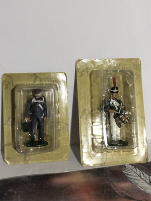 Napoleonic War Metal Figures 60 mm scale, set of 2