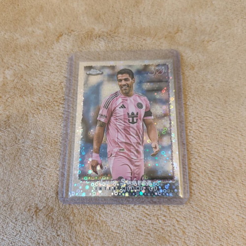 Luis Suarez Inter Miami 2025 Topps Chrome MLS 30th Anniversary Card new