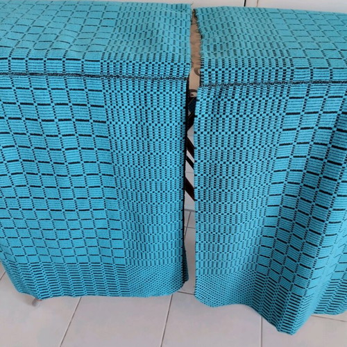 Handmade woven throws 210x135 cm like new