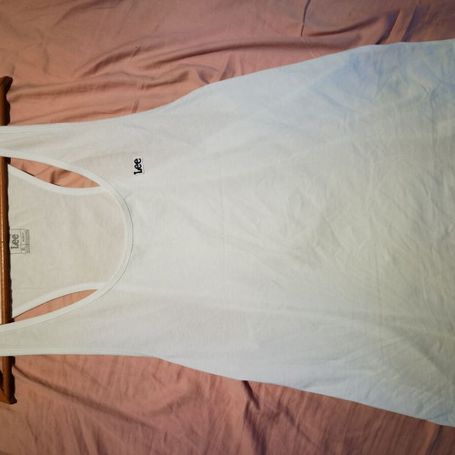 Lee sleeveless shirt white XL like new