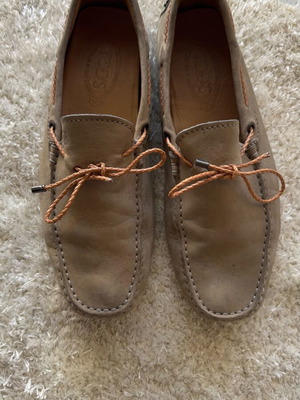 Tod's Loafers Mens Size 41.5 Used Beige