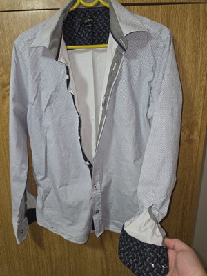 Zen And Zen Slim Fit Men's Shirt Size M like new with pattern