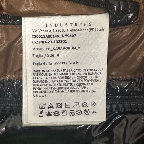 Moncler Karakorum 1954 Re/Icons jacket TG4 (XL) new with tags