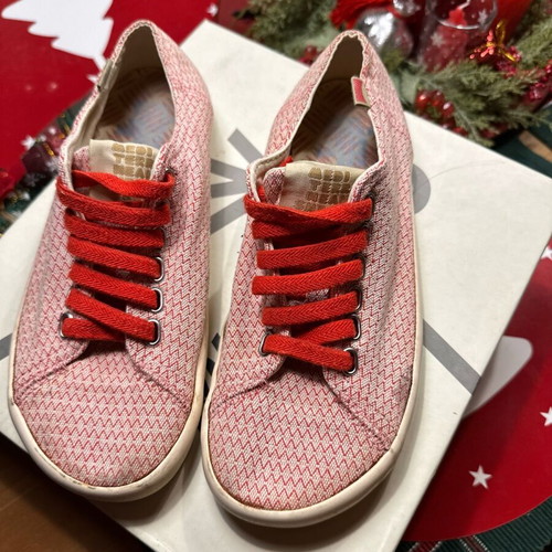 Camper Peu Rambla Vulcan women's sneakers used, red laces, size 37