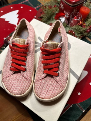 Camper Peu Rambla Vulcan women's sneakers used, red laces, size 37