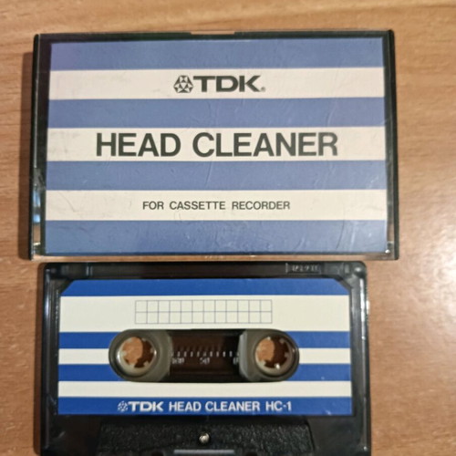 TDK cassette head cleaner used for cassette players