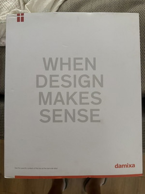 Damixa Slate Pro kitchen faucet new, chrome and black finish