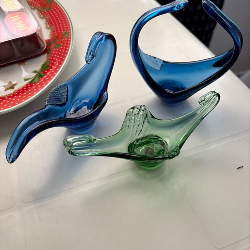 Glass table decorations like new