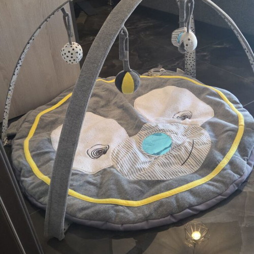 Baby gym playmat, grey