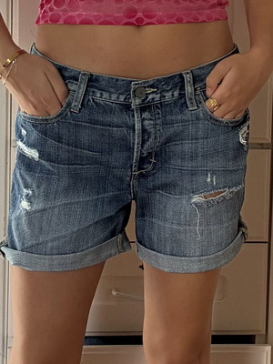 Abercrombie & Fitch Y2K τζιν σορτς μέγεθος 6, σαν καινούργιο