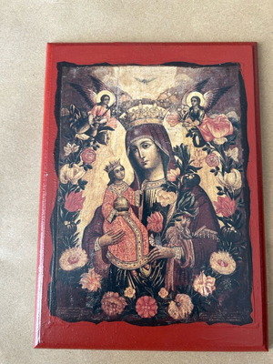 Christian Byzantine icon Panagia new