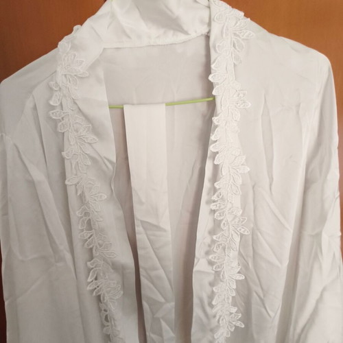 Bridal robe, white, size M/38/10