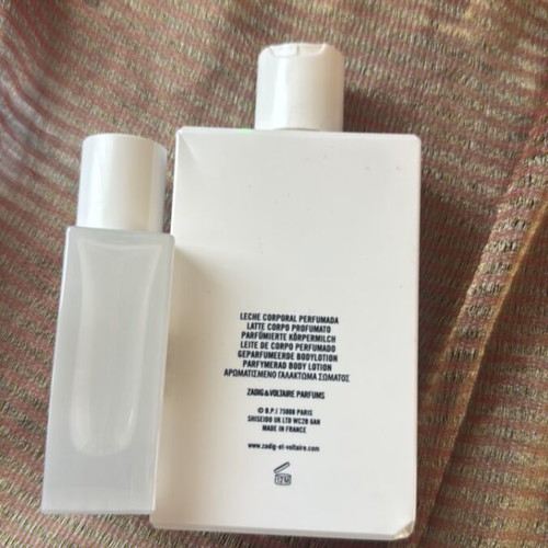 Zadig & Voltaire This Is Her perfume and body milk used