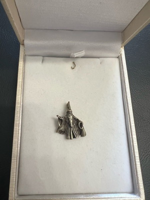 Silver 925 wizard pendant Gandalf type new