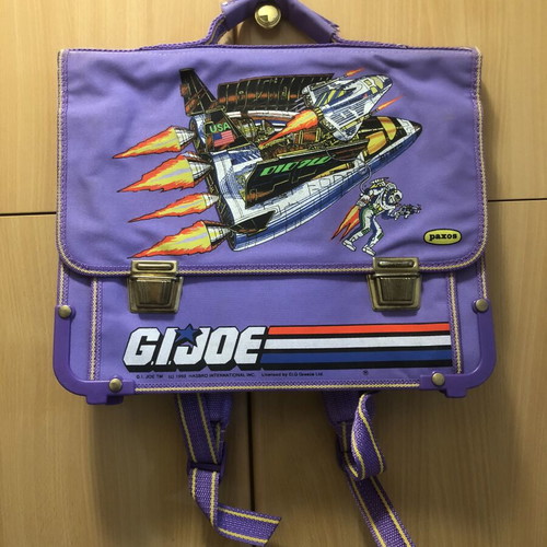 Vintage Paxos GI Joe School Bag new, collectible